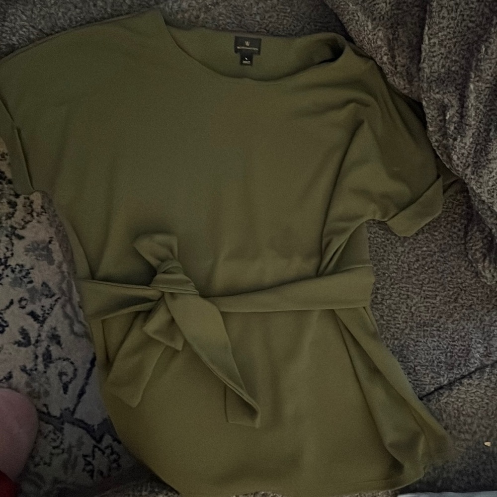 Large green blouse